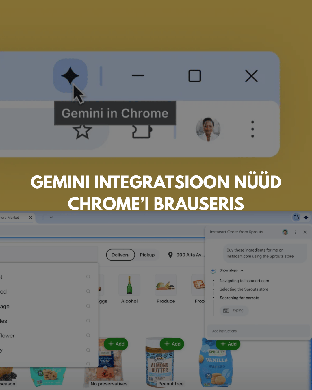 Google toob tehisintellekti Chrome'i