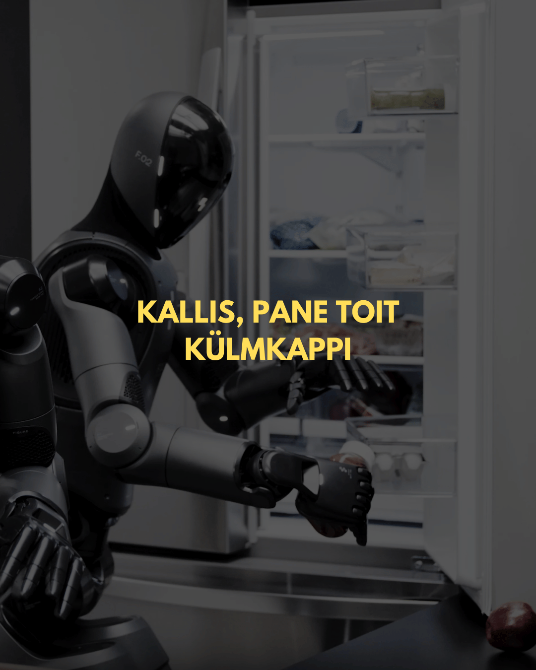 Kuidas robotid saavad toidu külmkappi panemisega hakkama?