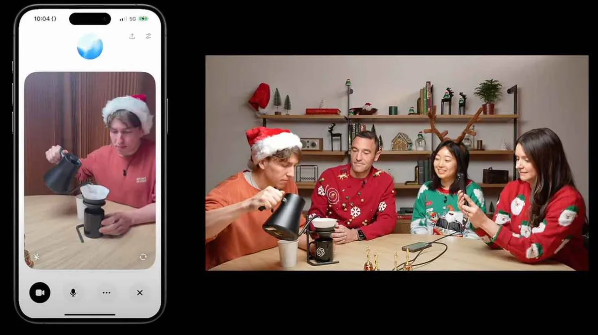 ChatGPT hääle režiim näeb nüüd ka videoid