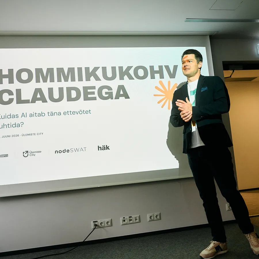 Hommikukohv Claudega ürituse avaettekanne